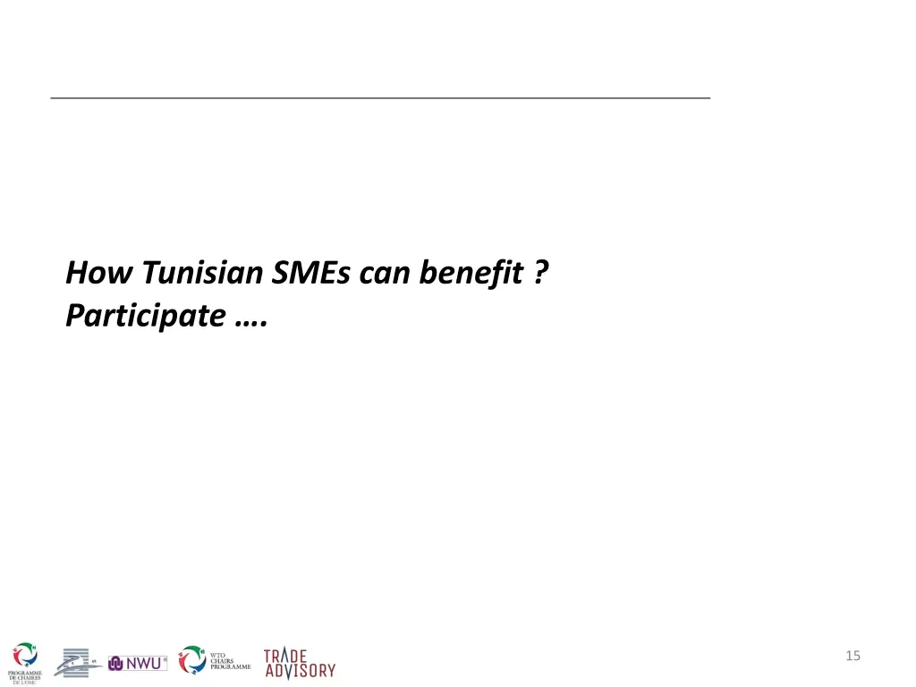 how tunisian smes can benefit participate