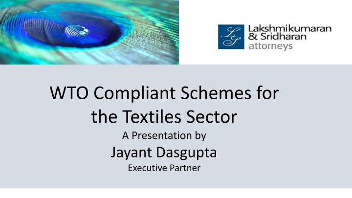 wto compliant schemes for the textiles sector