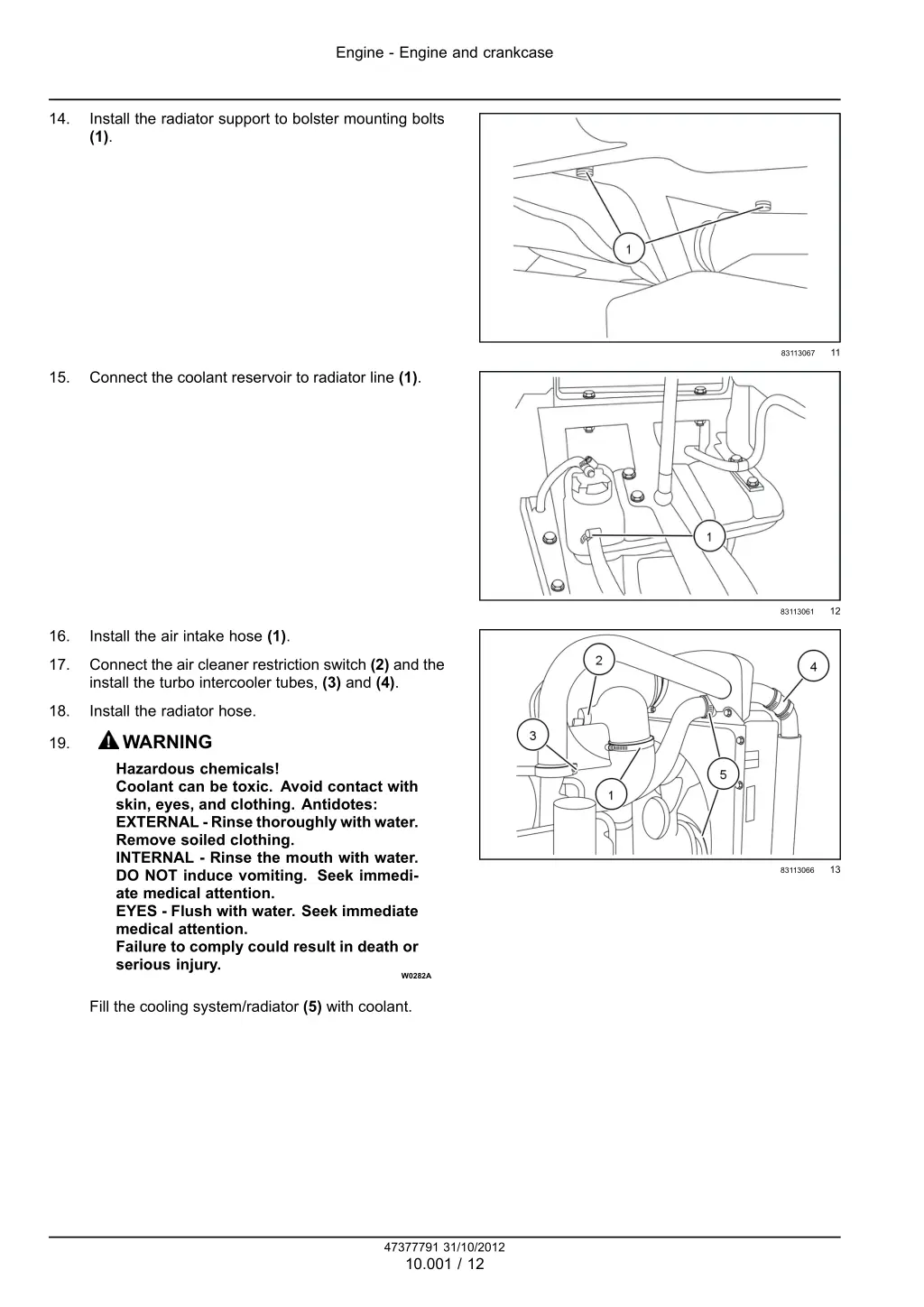 engine engine and crankcase 9