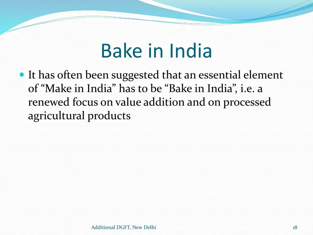 bake in india