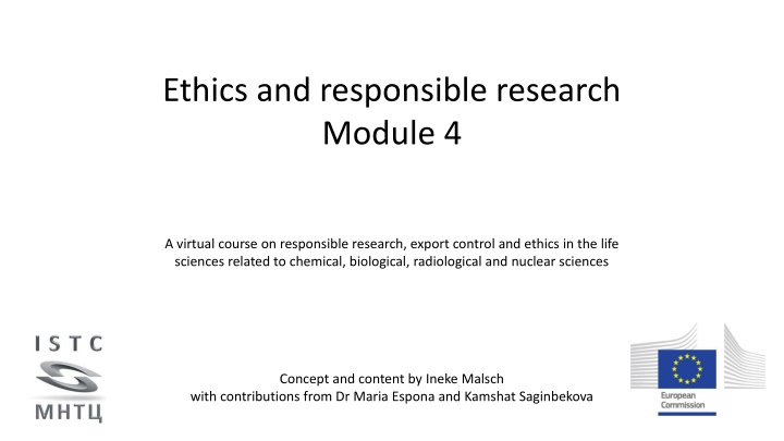 ethics and responsible research module 4