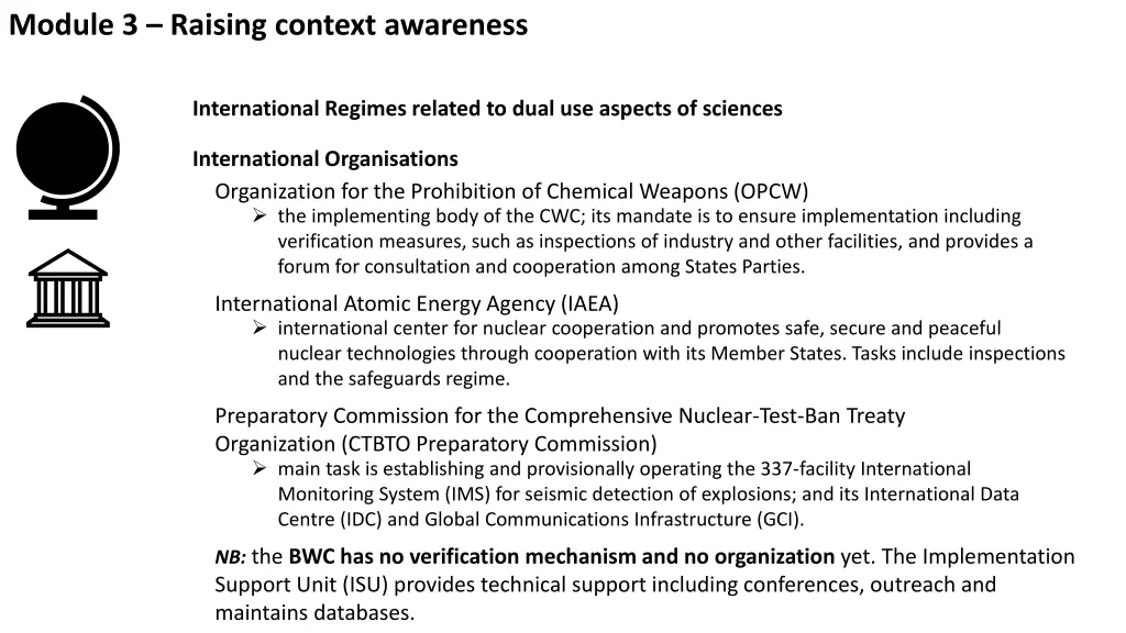 module 3 raising context awareness 10