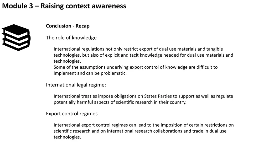 module 3 raising context awareness 15