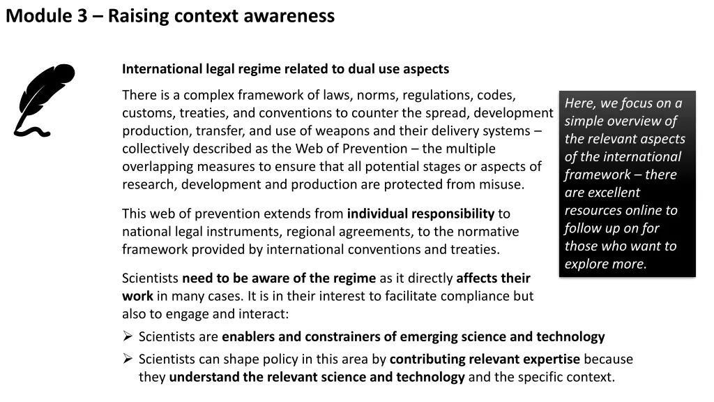 module 3 raising context awareness 3