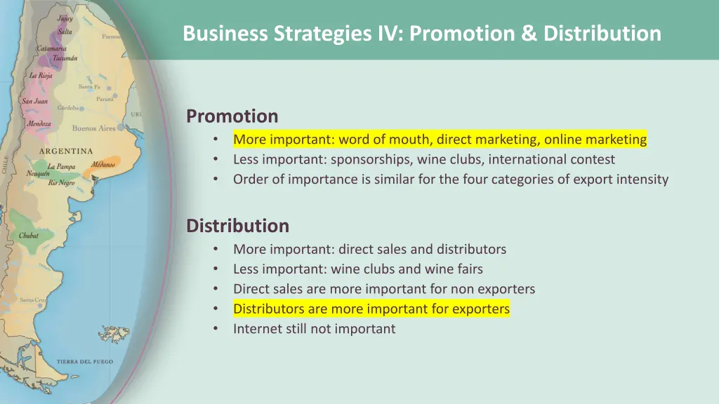 business strategies iv promotion distribution