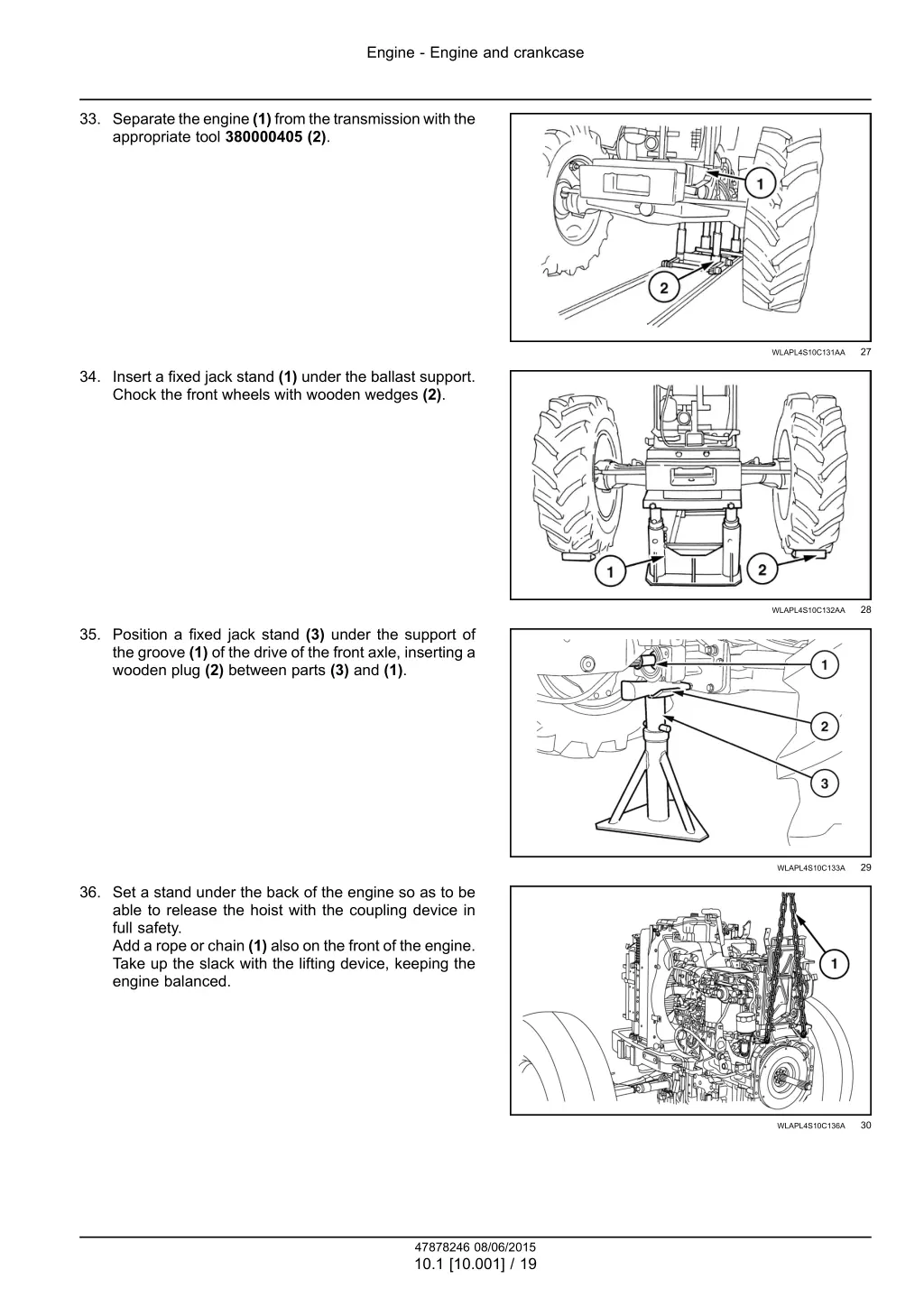 engine engine and crankcase 16