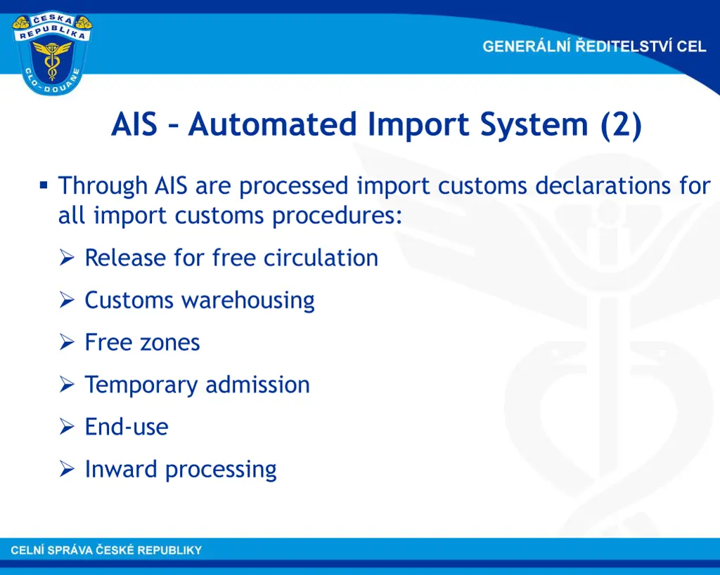 ais automated import system 2