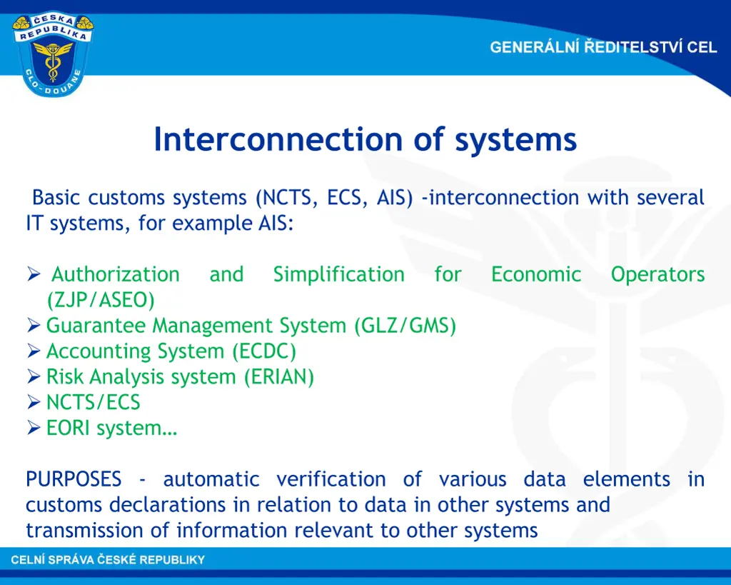 interconnection of systems