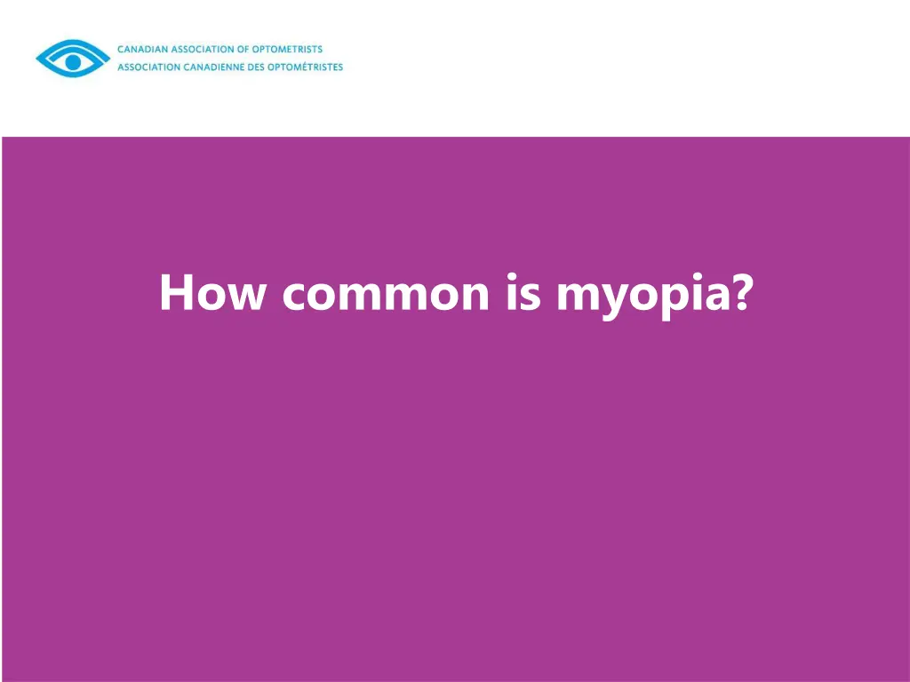 how common is myopia