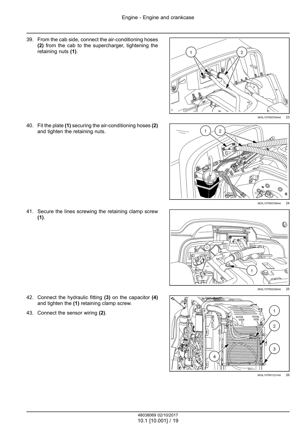 engine engine and crankcase 16