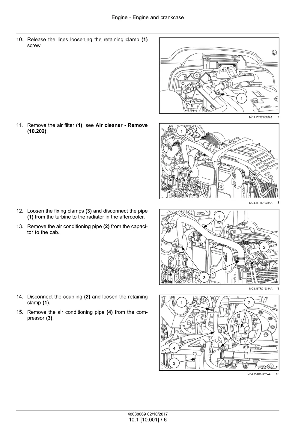 engine engine and crankcase 3