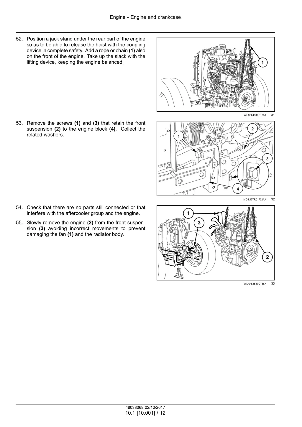 engine engine and crankcase 9