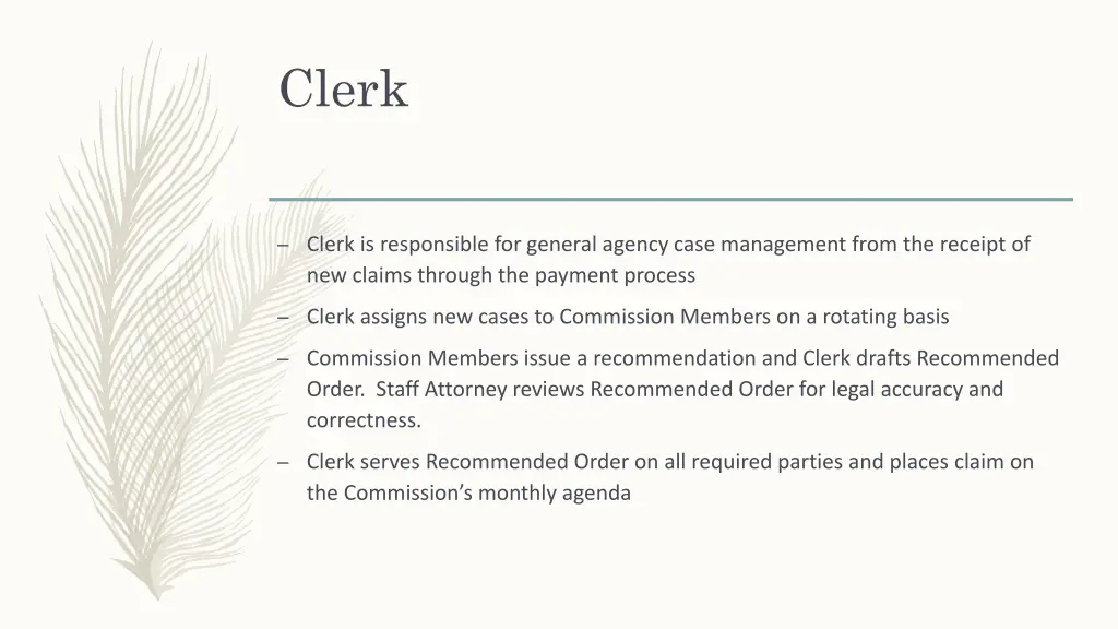 clerk