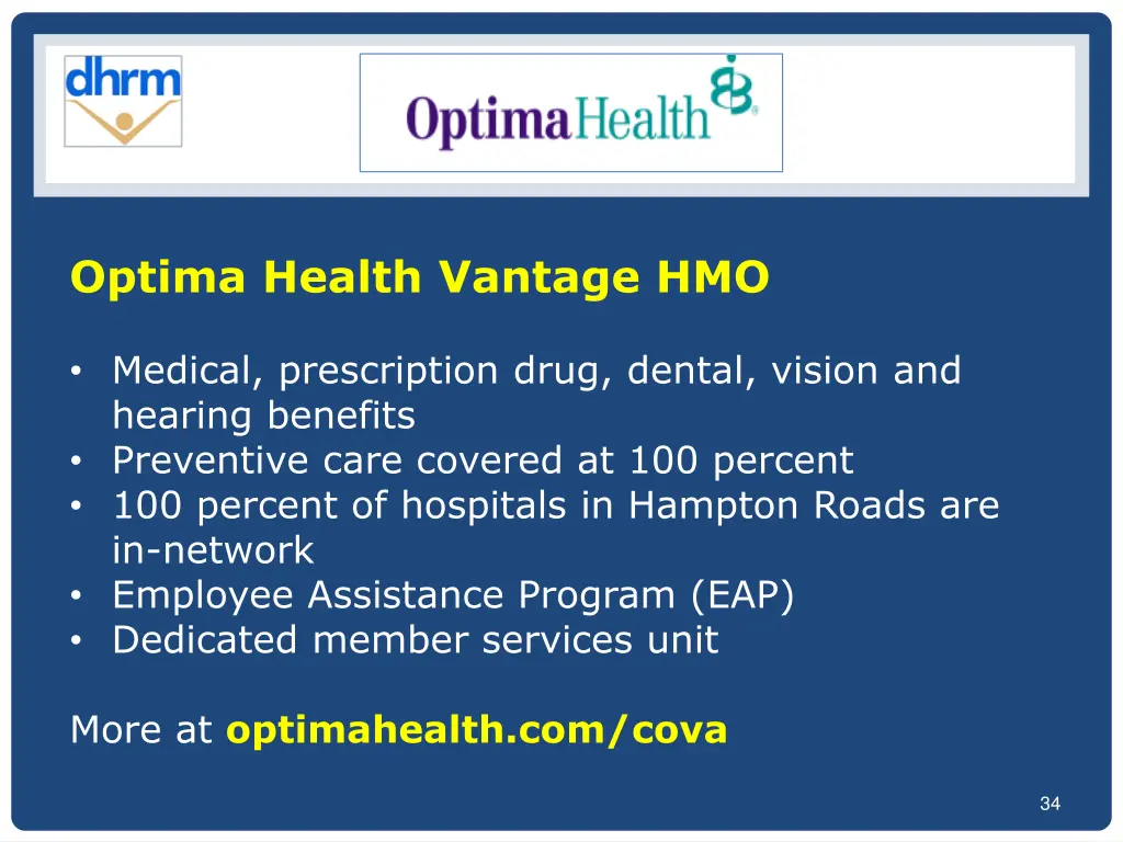 optima health vantage hmo