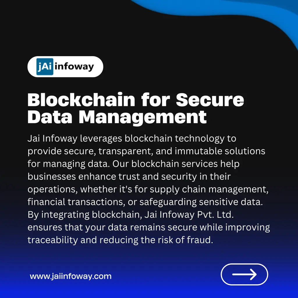 blockchain for secure data management jai infoway