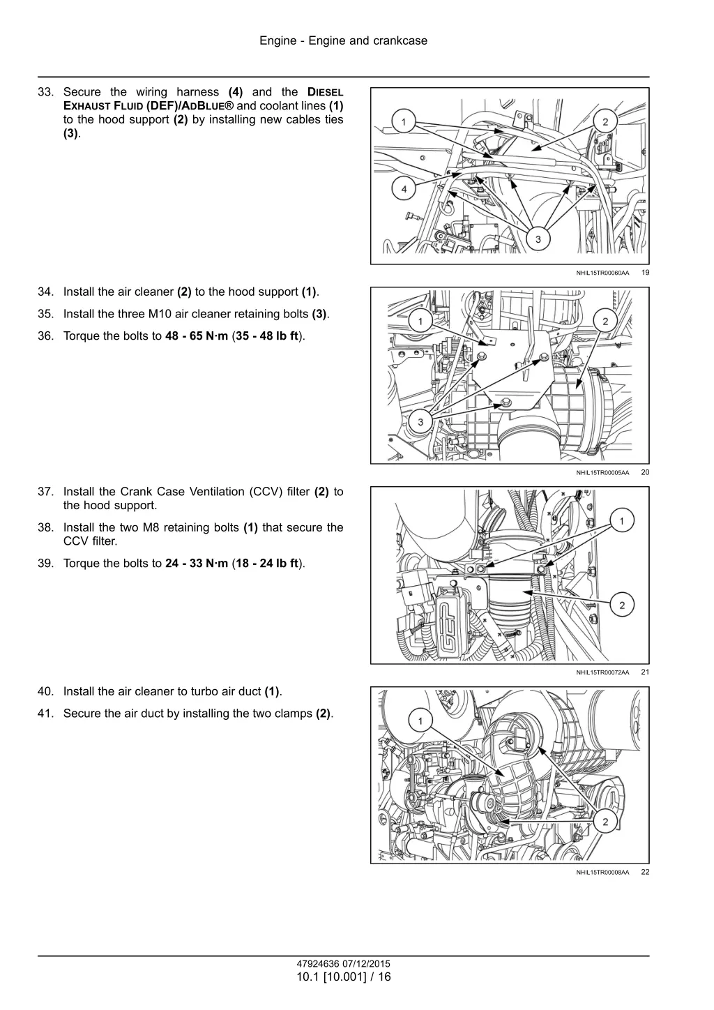 engine engine and crankcase 13