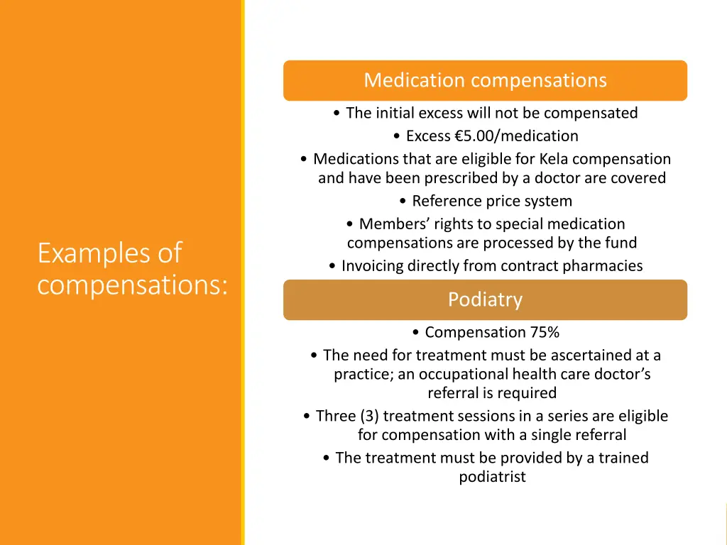 medication compensations