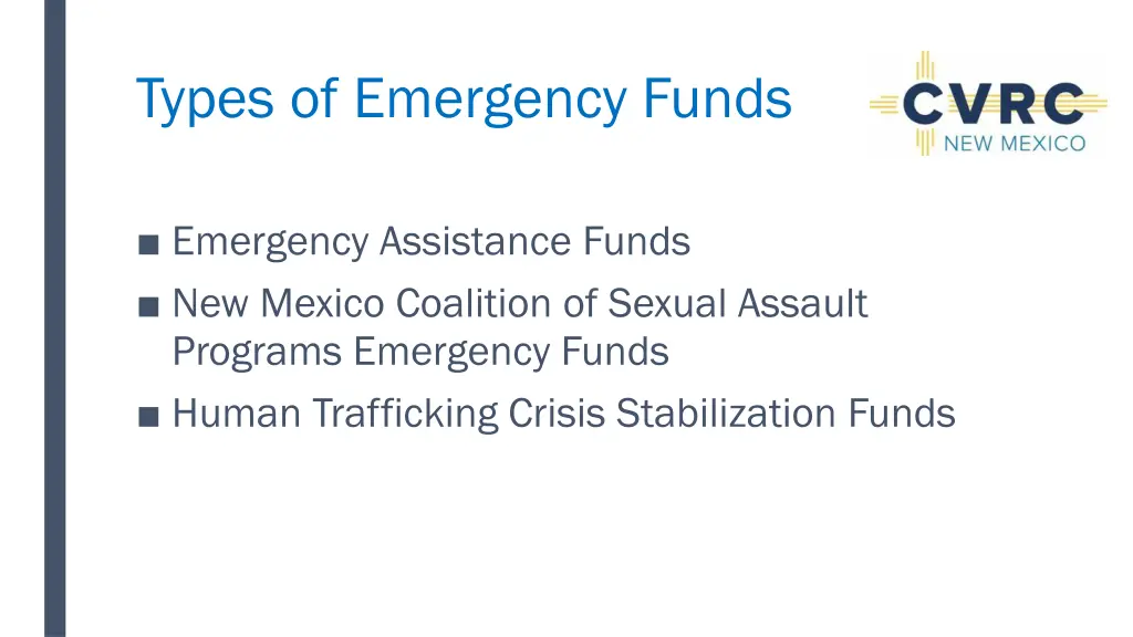 types of emergency funds