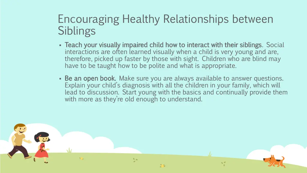 encouraging healthy relationships between 1