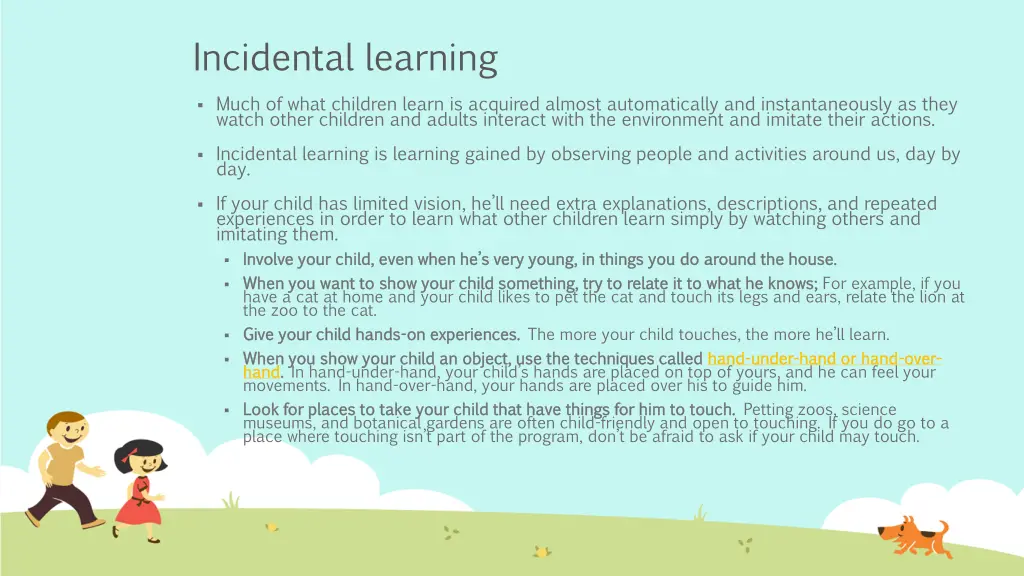 incidental learning