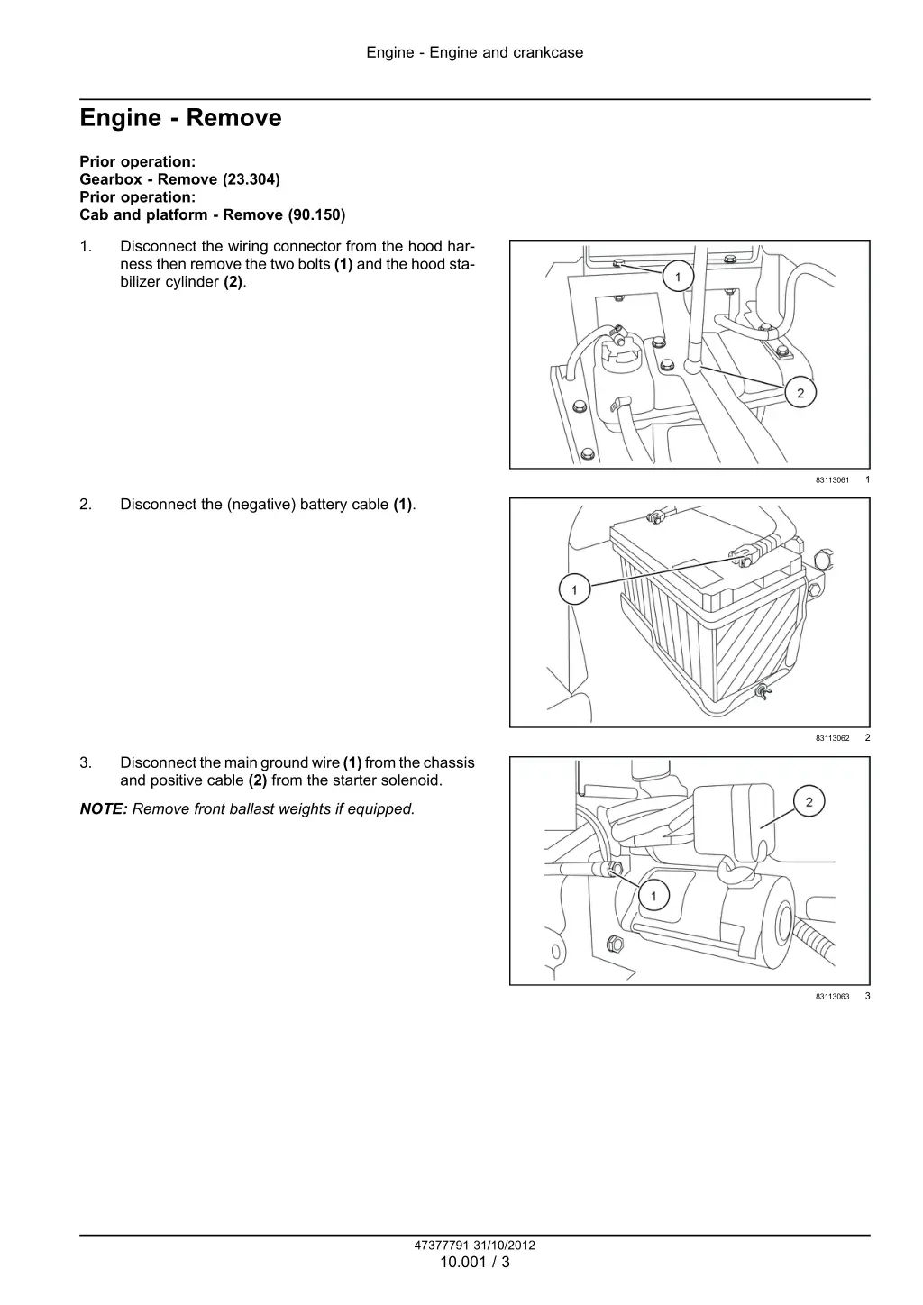 engine engine and crankcase