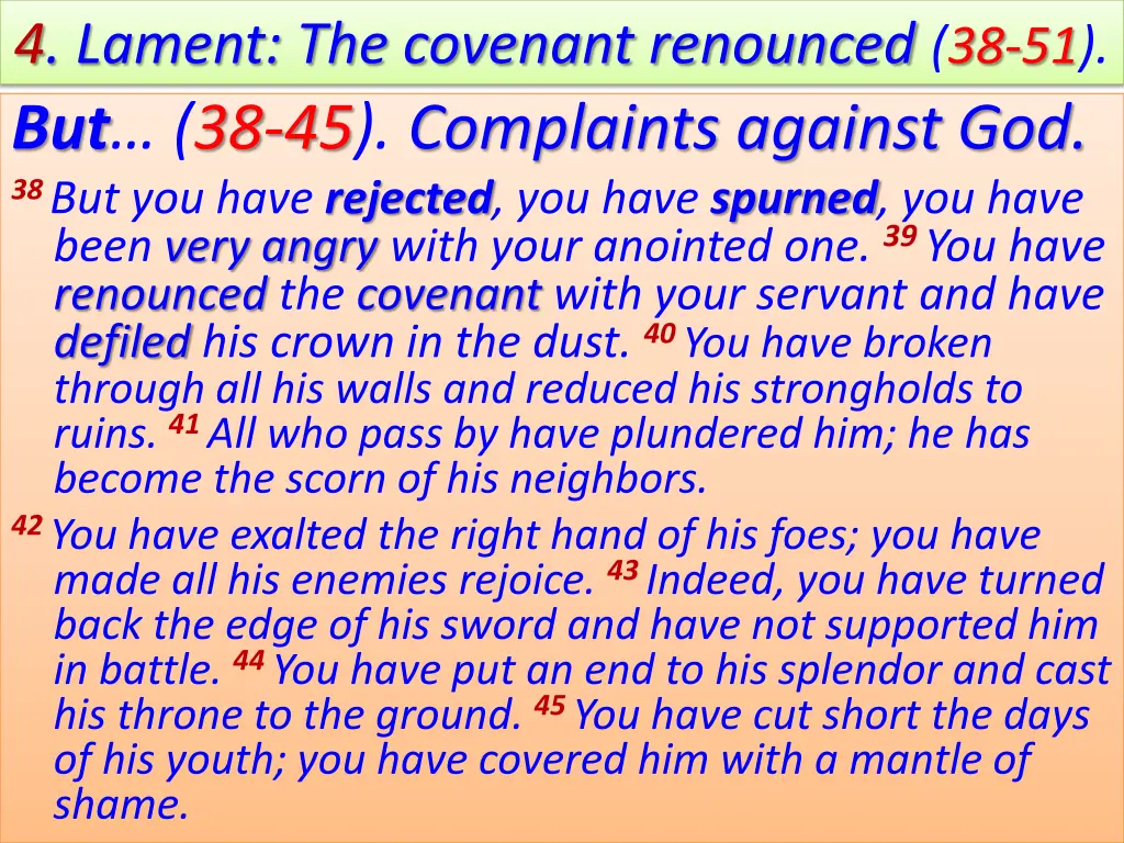 4 lament the covenant renounced