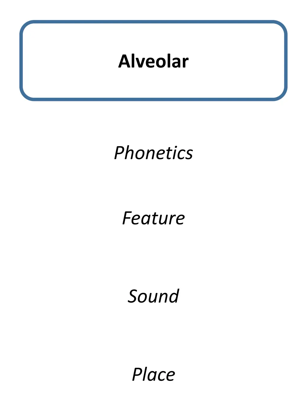 alveolar