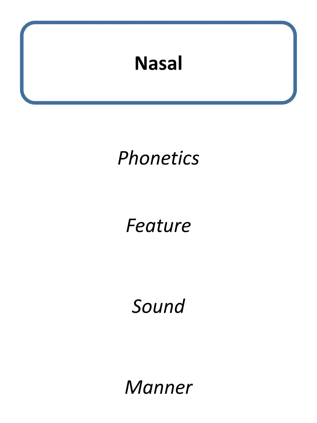 nasal