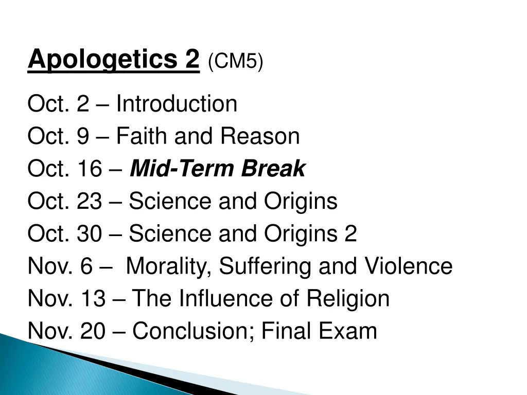 apologetics 2 cm5