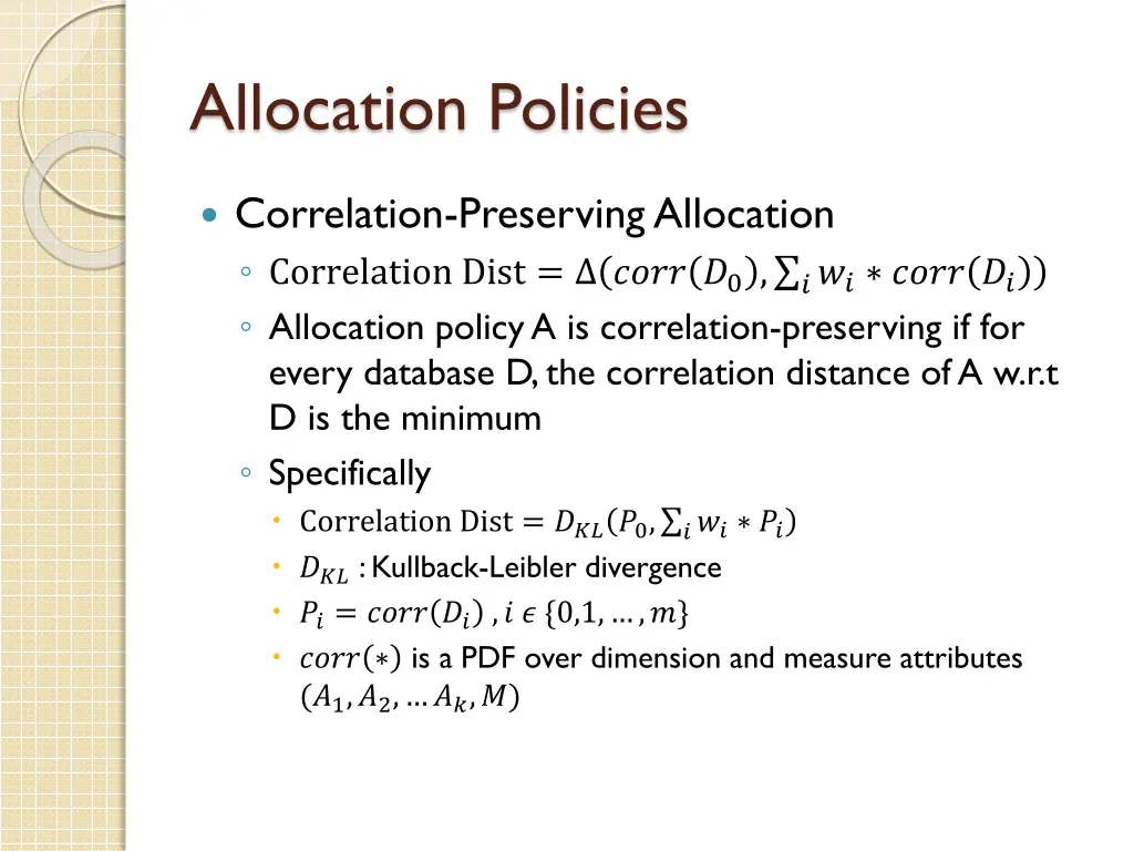 allocation policies 2