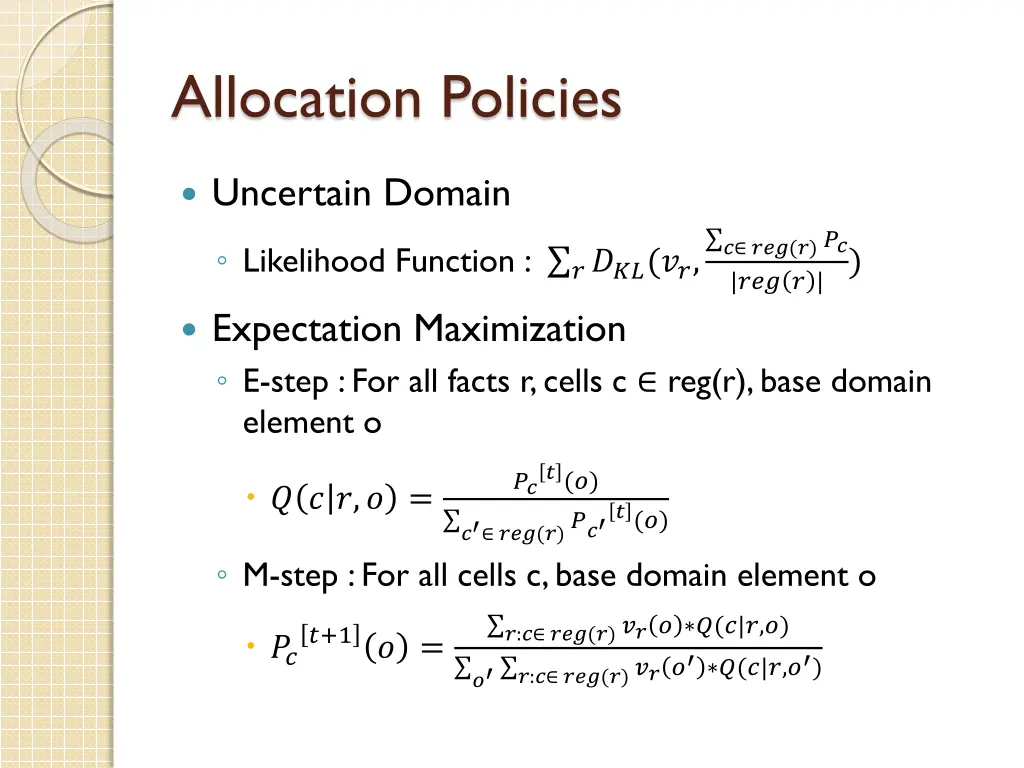 allocation policies 3