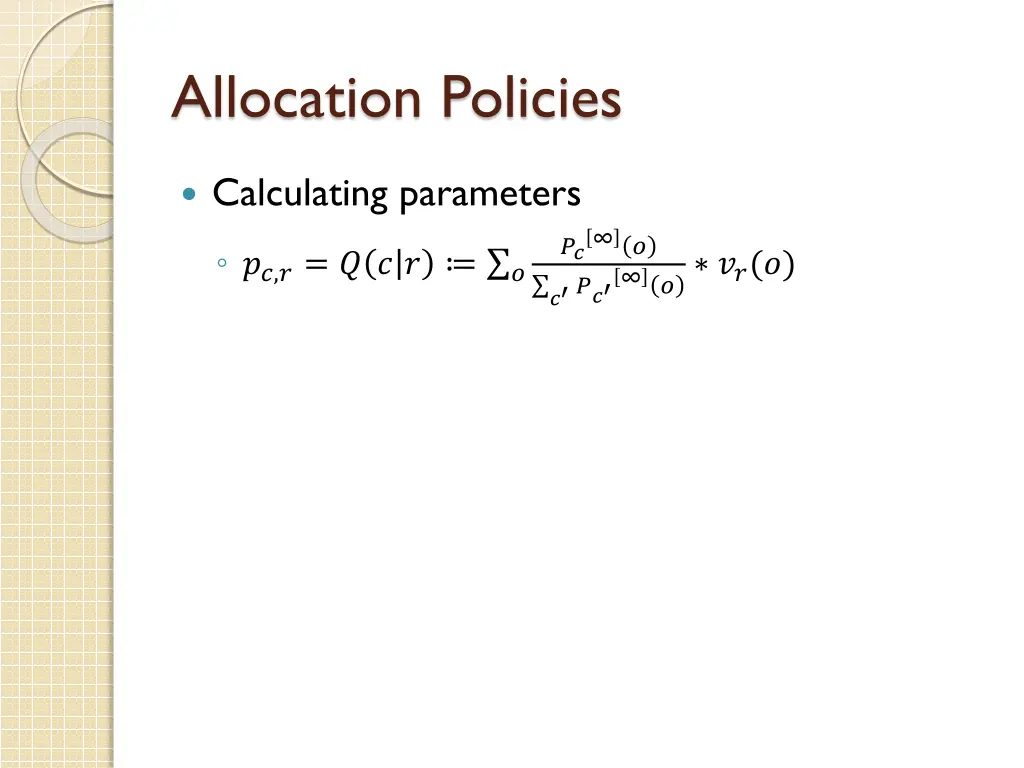 allocation policies 4