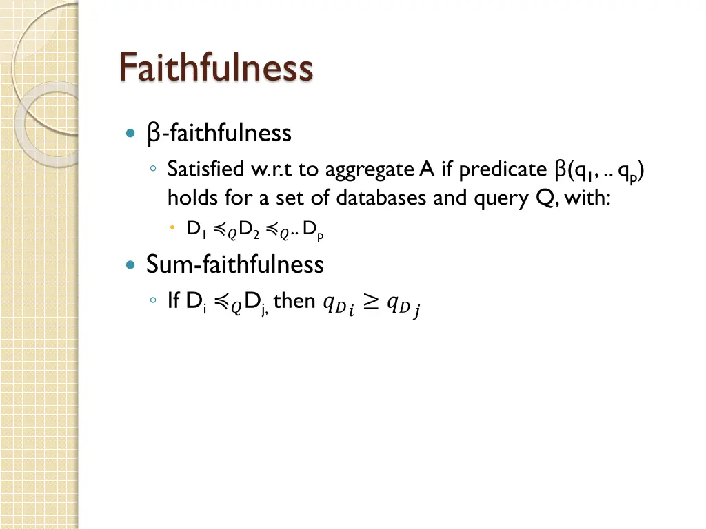 faithfulness 2