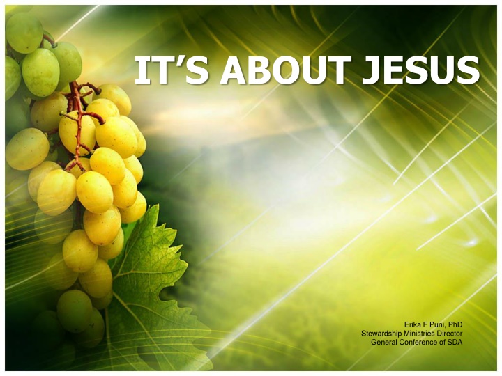 it s about jesus