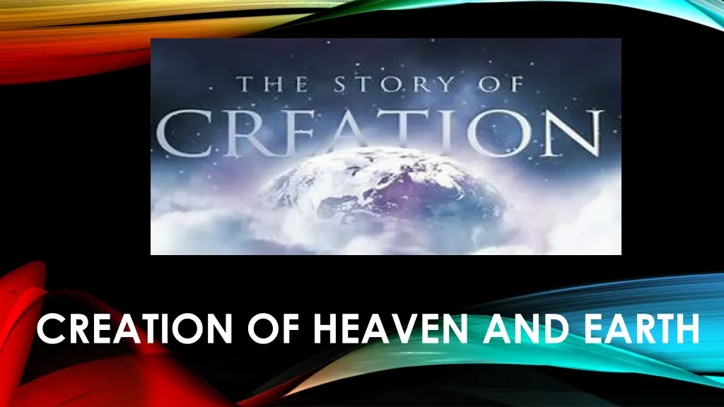 creation of heaven and earth