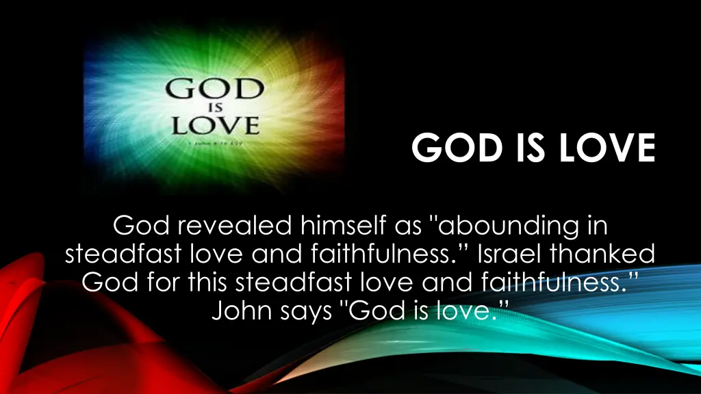 god is love