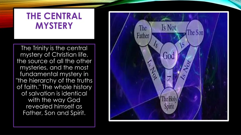 the central mystery