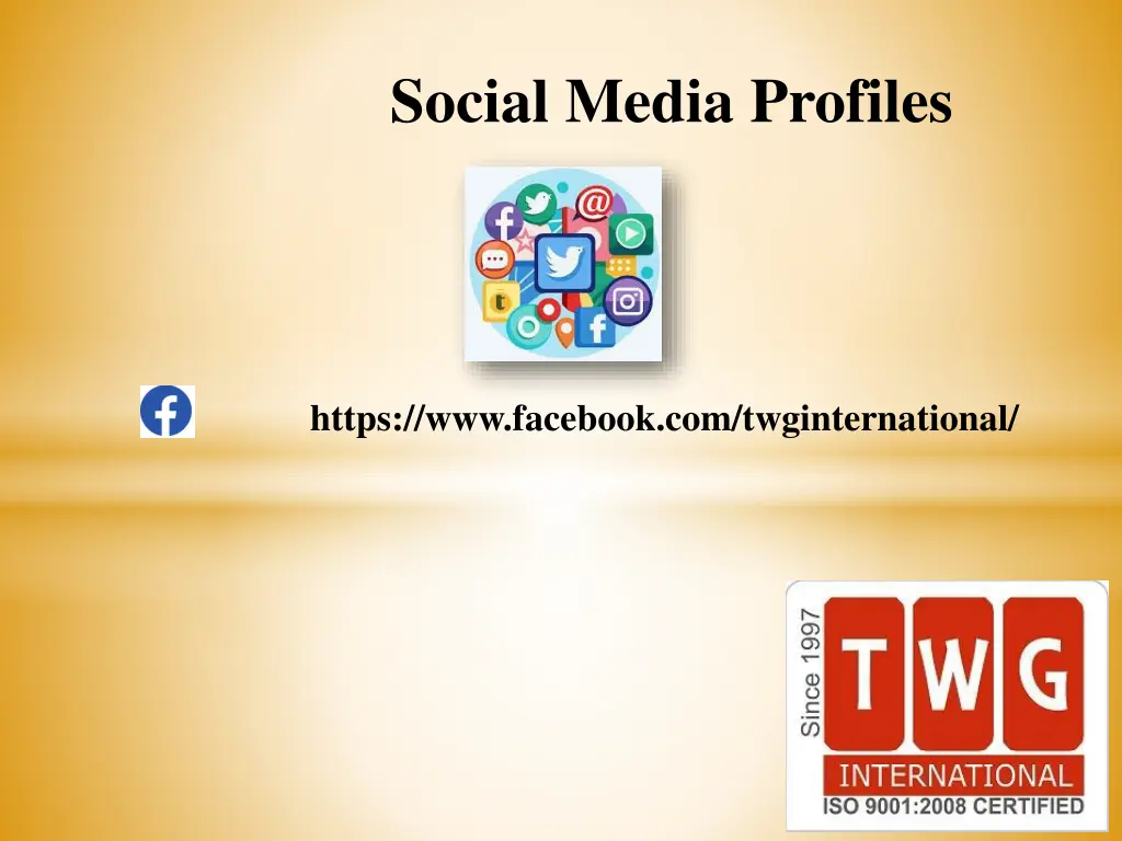 social media profiles