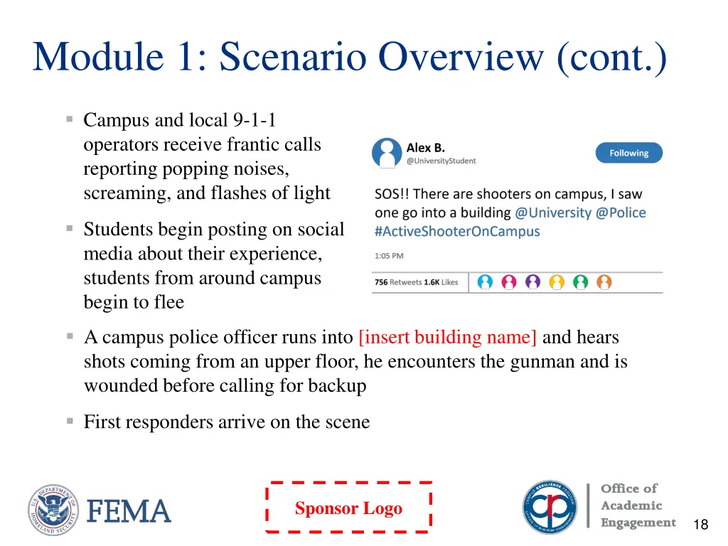 module 1 scenario overview cont