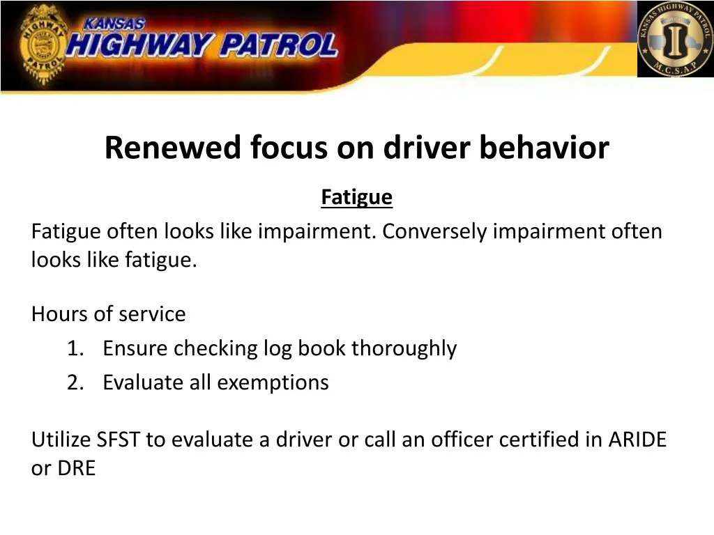 renewed focus on driver behavior 3