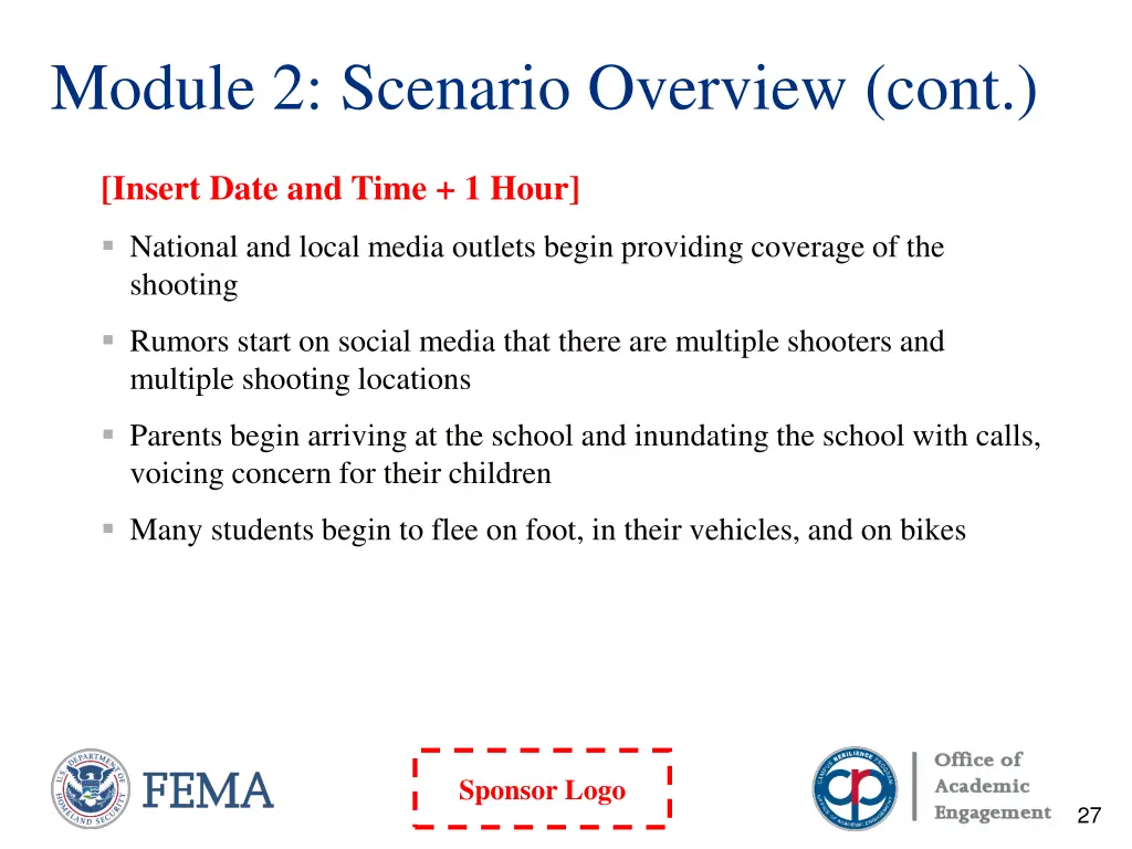 module 2 scenario overview cont