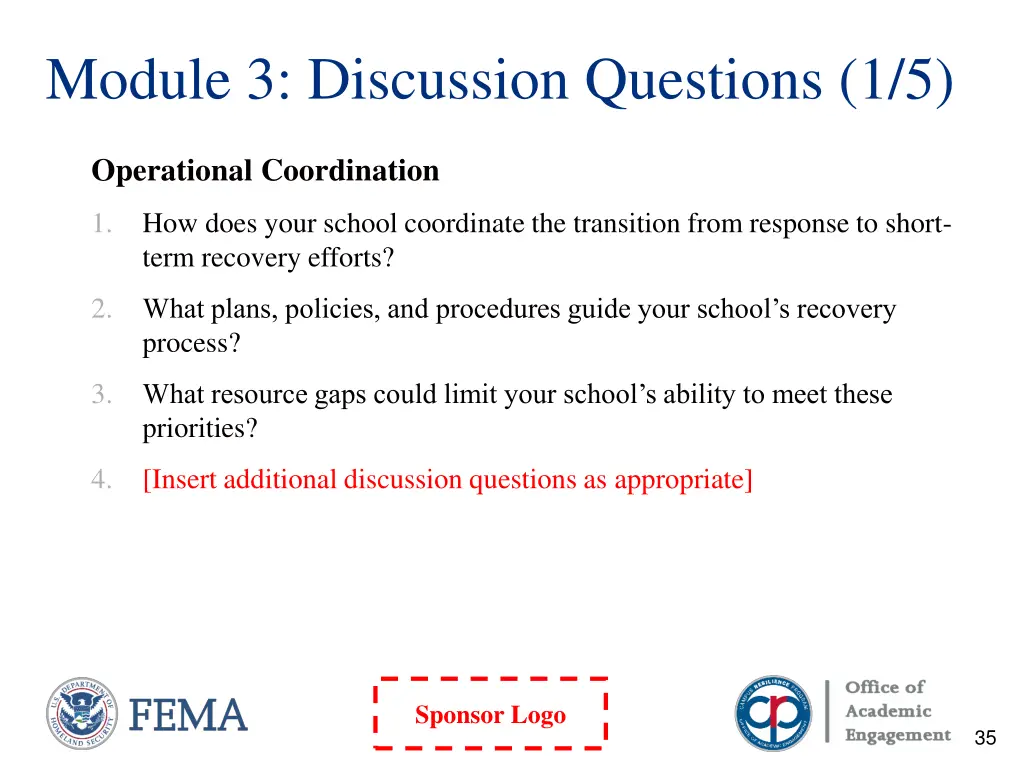 module 3 discussion questions 1 5