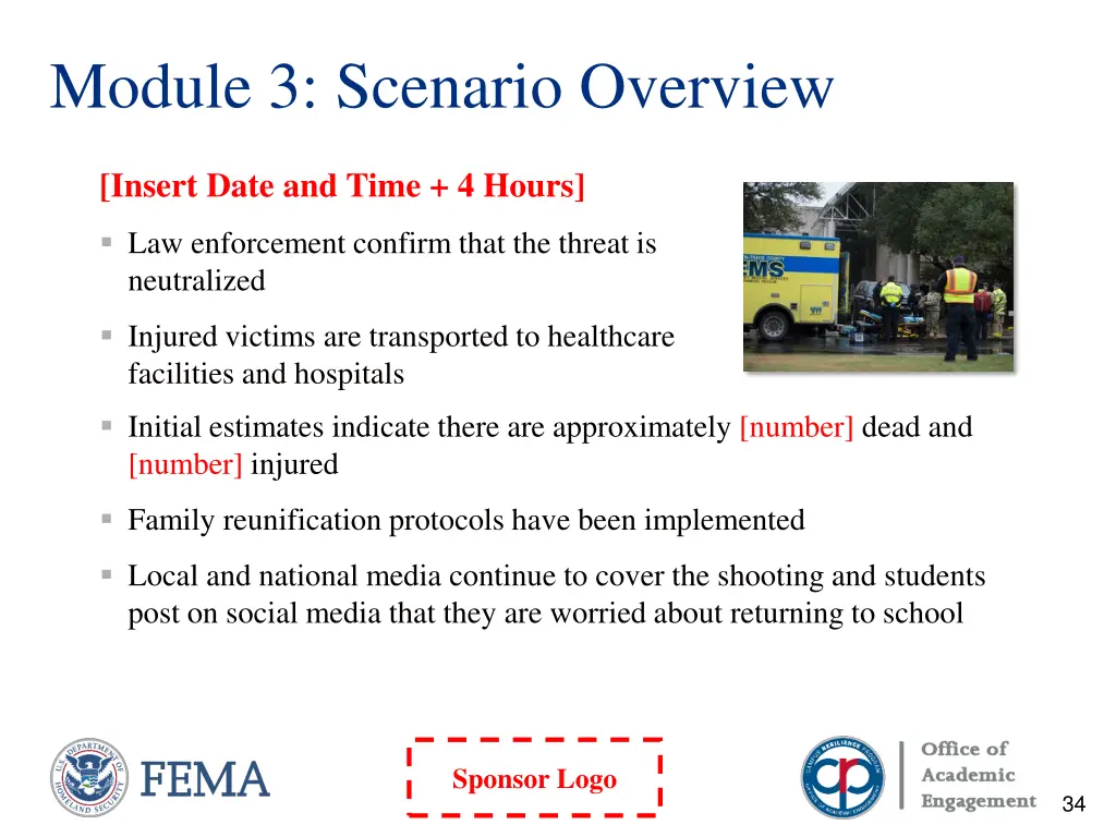 module 3 scenario overview