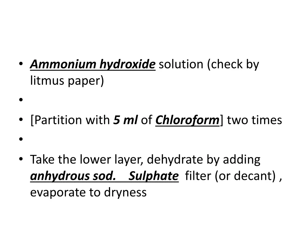 ammonium hydroxide solution check by litmus paper