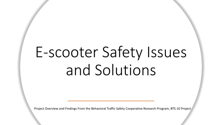 e scooter safety issues and solutions