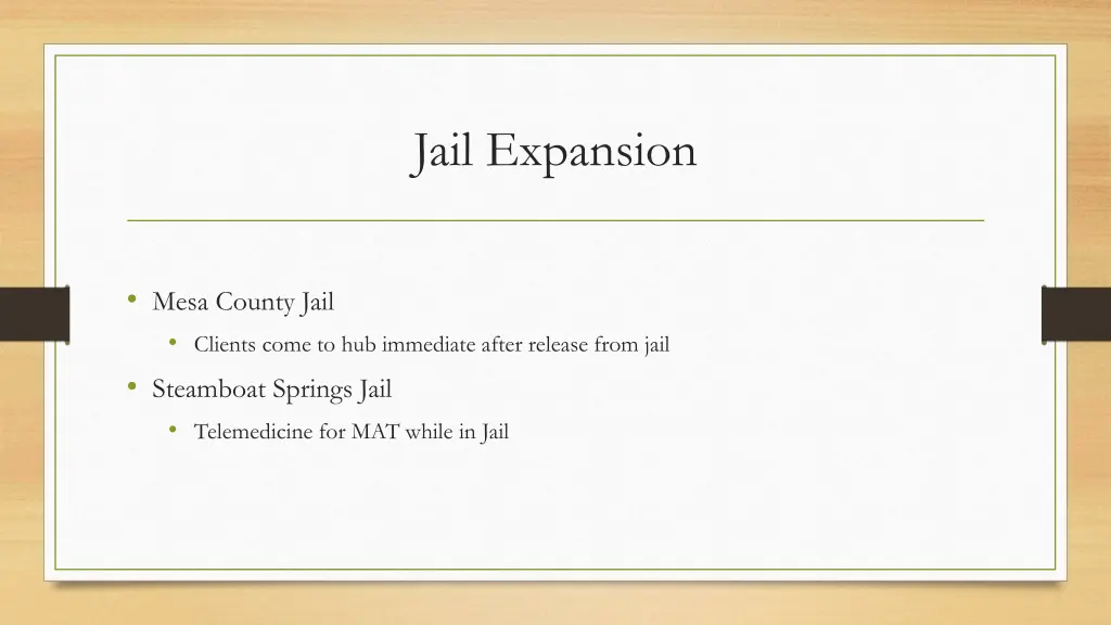 jail expansion