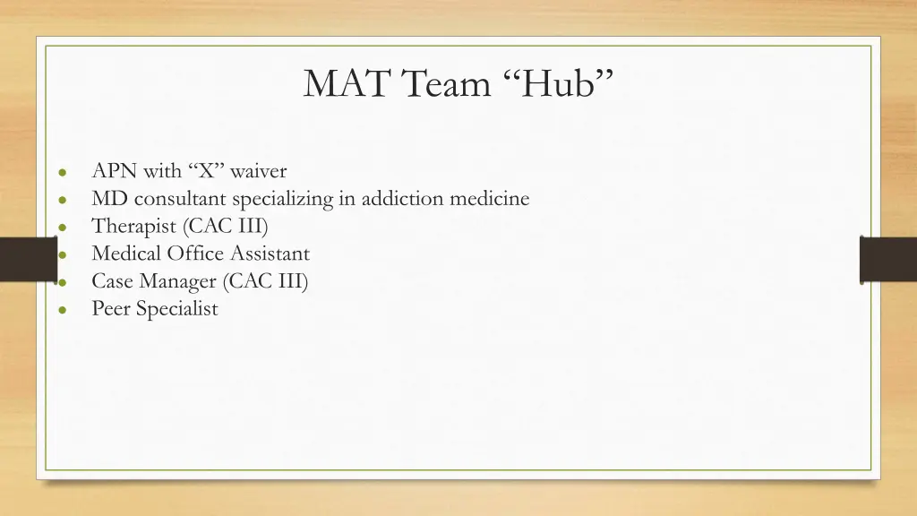 mat team hub