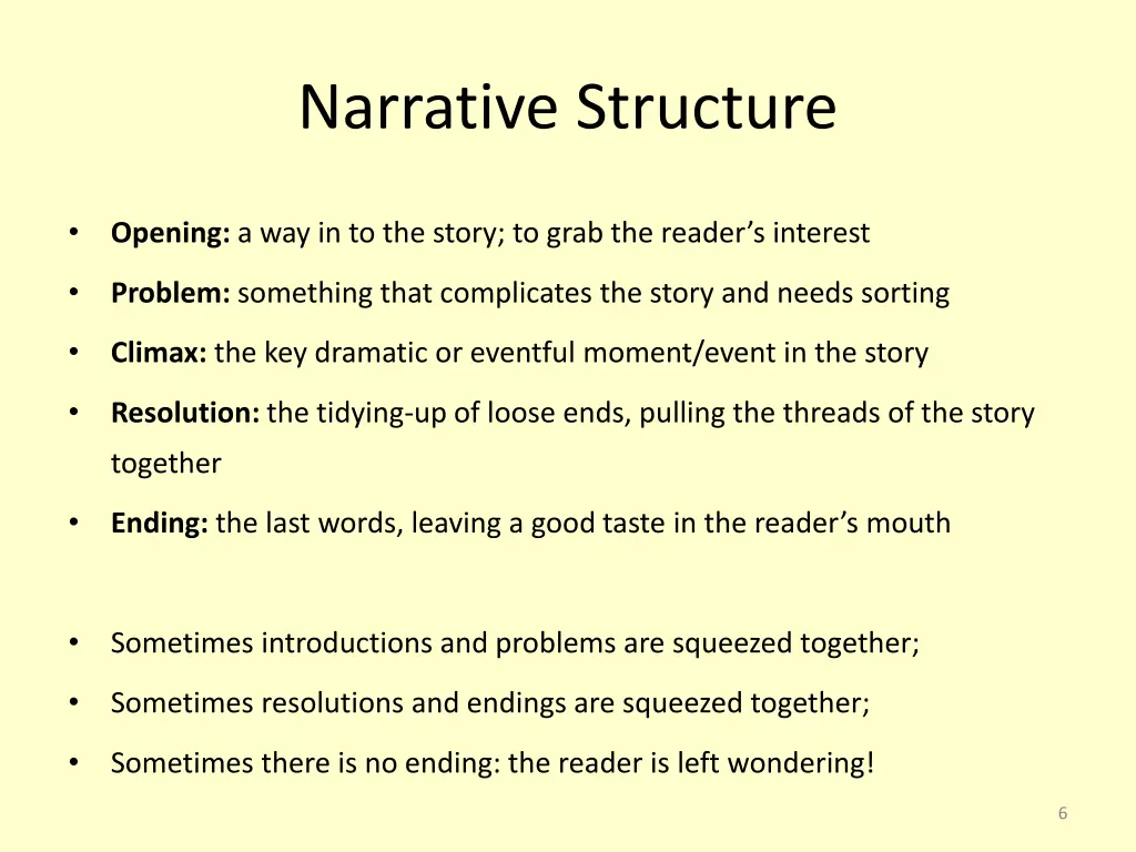 narrative structure 1