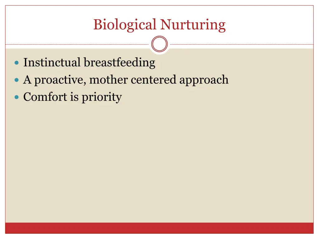 biological nurturing 1