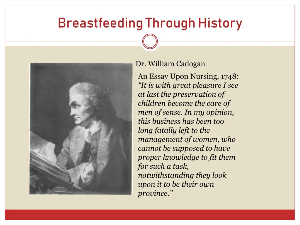 breastfeeding through history